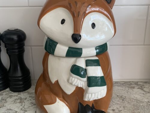 Holiday Time Figural Ceramic Cookie Jar